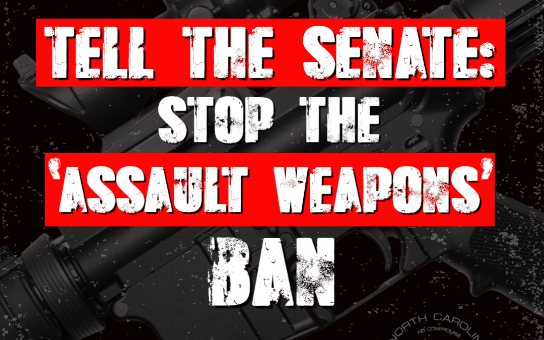 ‘Assault Weapon Ban’ is Their Top Priority!