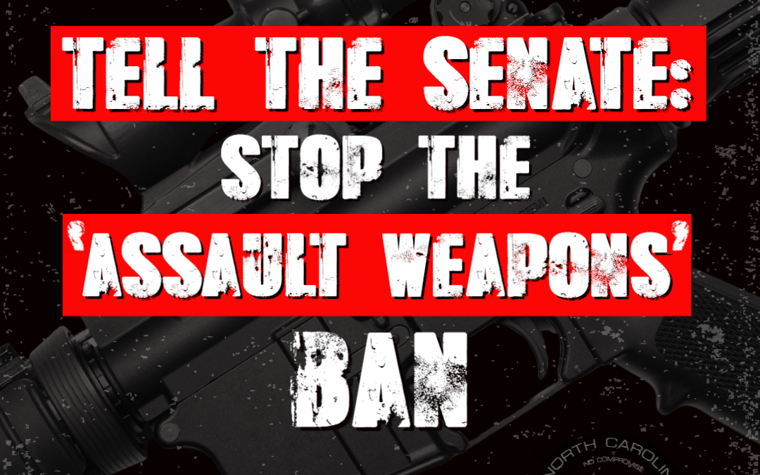 Fwd: Assault Weapons (H.R. 1808) Ban Vote in the Senate!