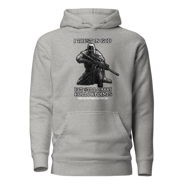 Soft – I Trust In God – Black Text – Unisex – Hoodie - Image 6