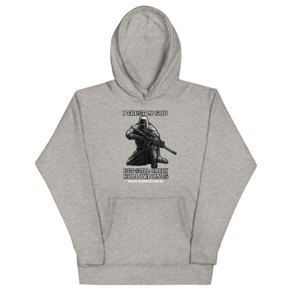 Soft – I Trust In God – Black Text – Unisex – Hoodie - Image 12