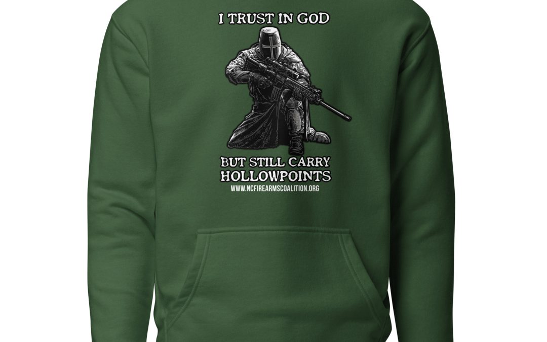 Soft – I Trust In God – Black Text – Unisex – Hoodie