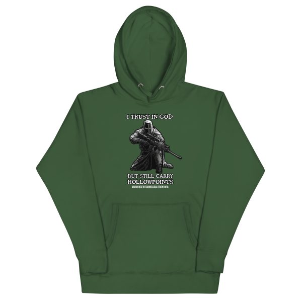 Soft – I Trust In God – Black Text – Unisex – Hoodie - Image 9