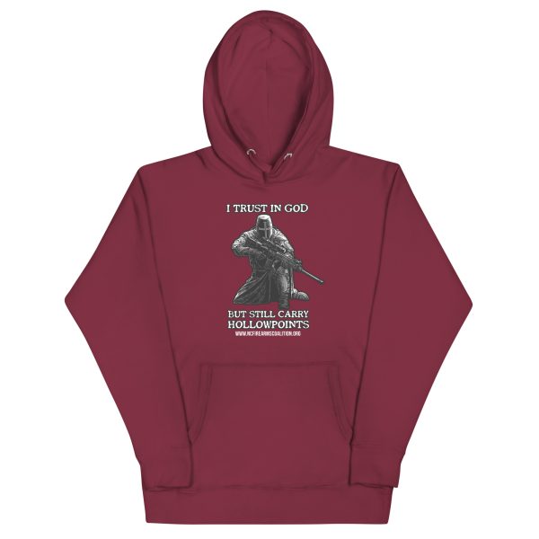 Soft – I Trust In God – Black Text – Unisex – Hoodie - Image 8