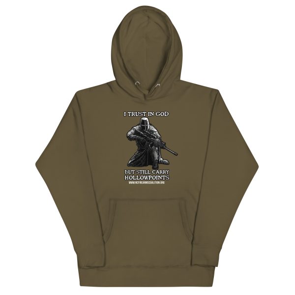 Soft – I Trust In God – Black Text – Unisex – Hoodie - Image 10