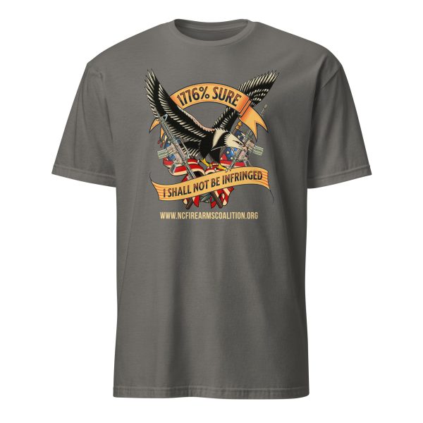 Supersoft – Short-Sleeve – Unisex – Gold Text -“I’m 1776% Sure” - Image 7