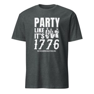 Supersoft – Short Sleeve – White Text – “Party Like It’s 1776”