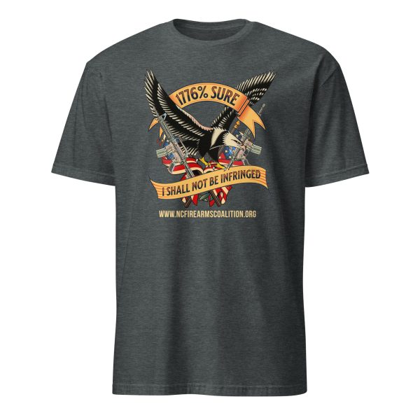 Supersoft – Short-Sleeve – Unisex – Gold Text -“I’m 1776% Sure” - Image 3