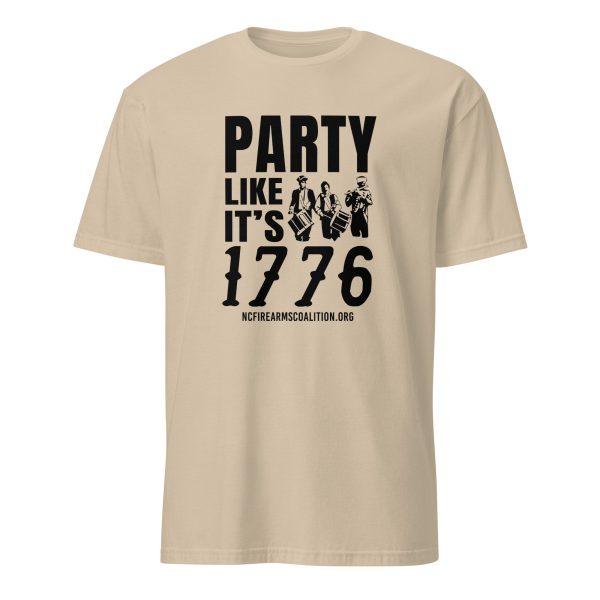 Supersoft – Short-Sleeve- Unisex – Dark Text – “Party Like It’s 1776” - Image 5