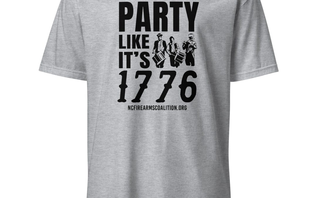 Supersoft – Short-Sleeve- Unisex – Dark Text – “Party Like It’s 1776”