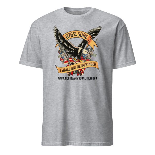 Supersoft – Short Sleeve – Unisex – Black Text – “I’m 1776% Sure” - Image 5