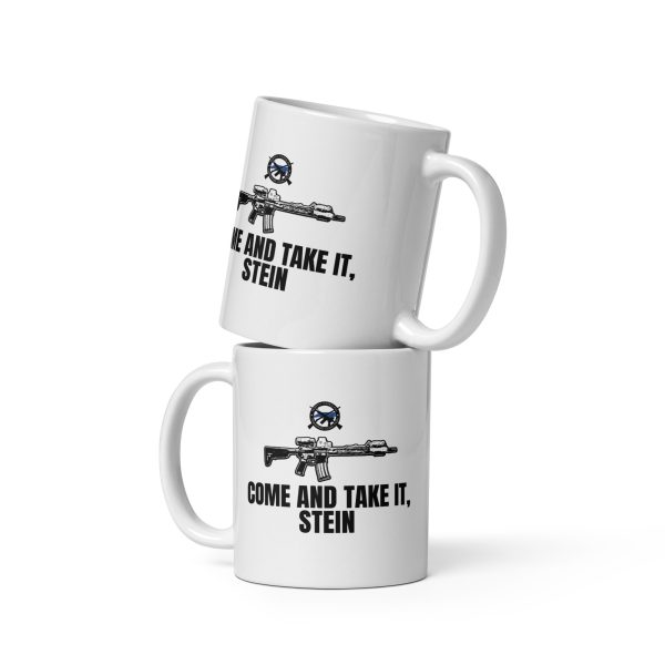 Come and Take It Stein - White glossy mug - Image 2