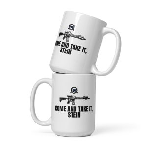 Come and Take It Stein - White glossy mug