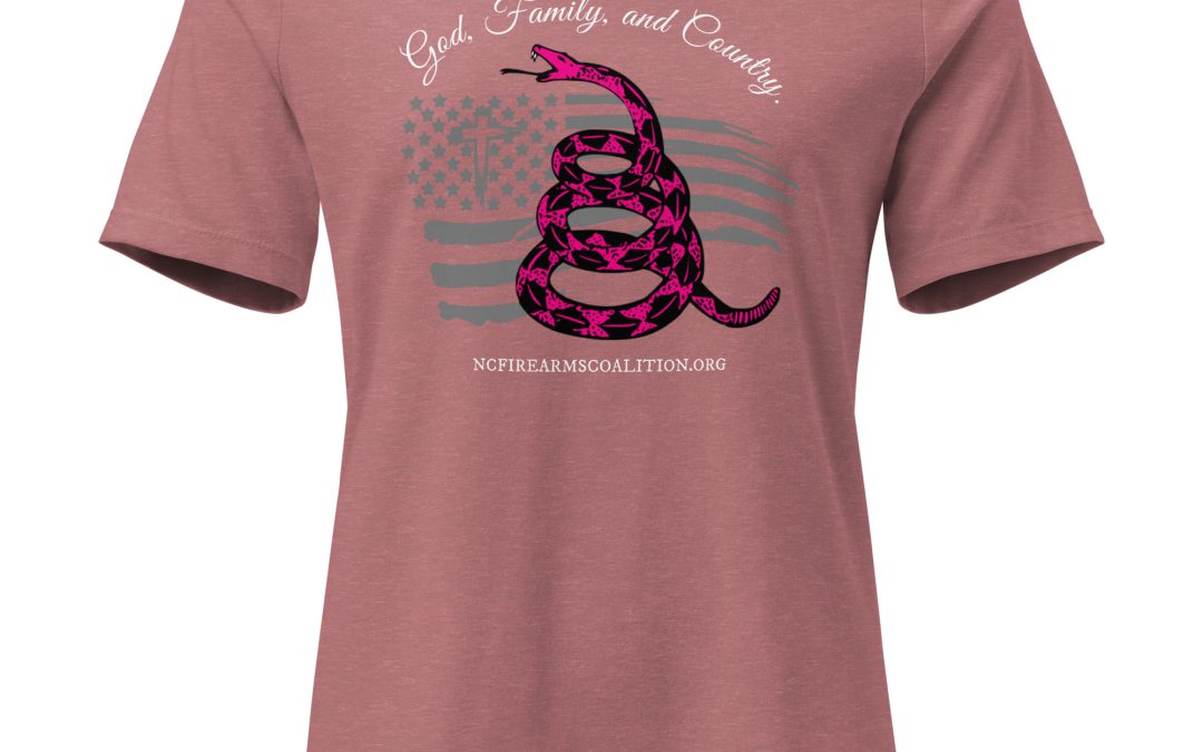 Supersoft – Short Sleeve – Women’s – White Text – God, Family and Country