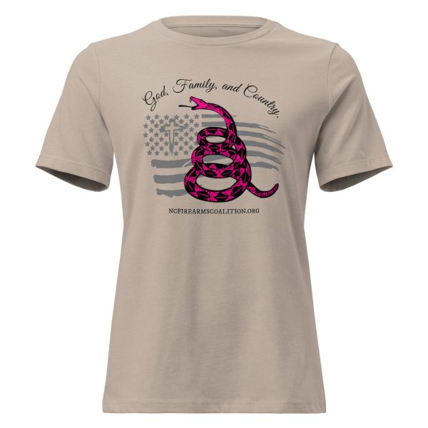 Supersoft – Short Sleeve – Women’s – Black Text – God, Family and Country - Image 4