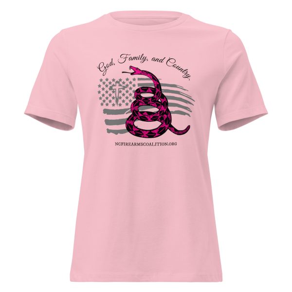 Supersoft – Short Sleeve – Women’s – Black Text – God, Family and Country - Image 6