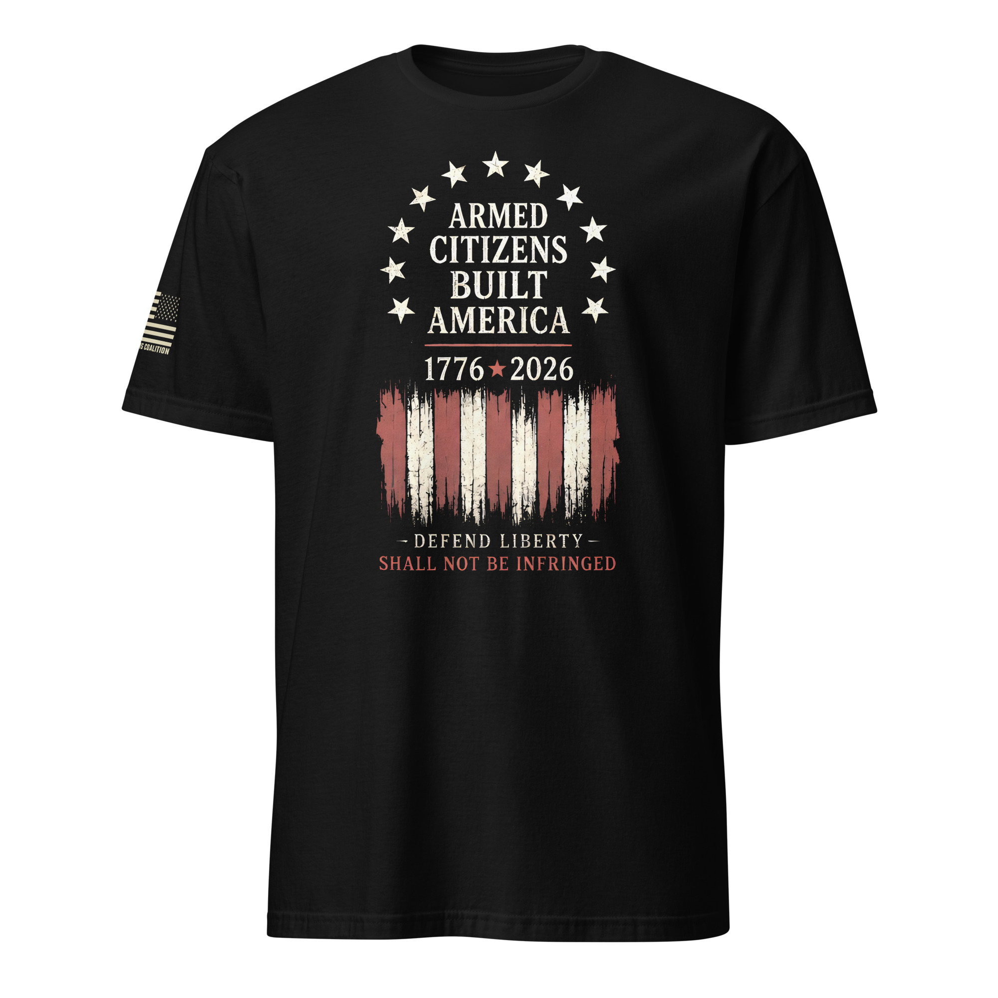 Supersoft – Short Sleeve – Unisex – “Armed Citizens Built America”