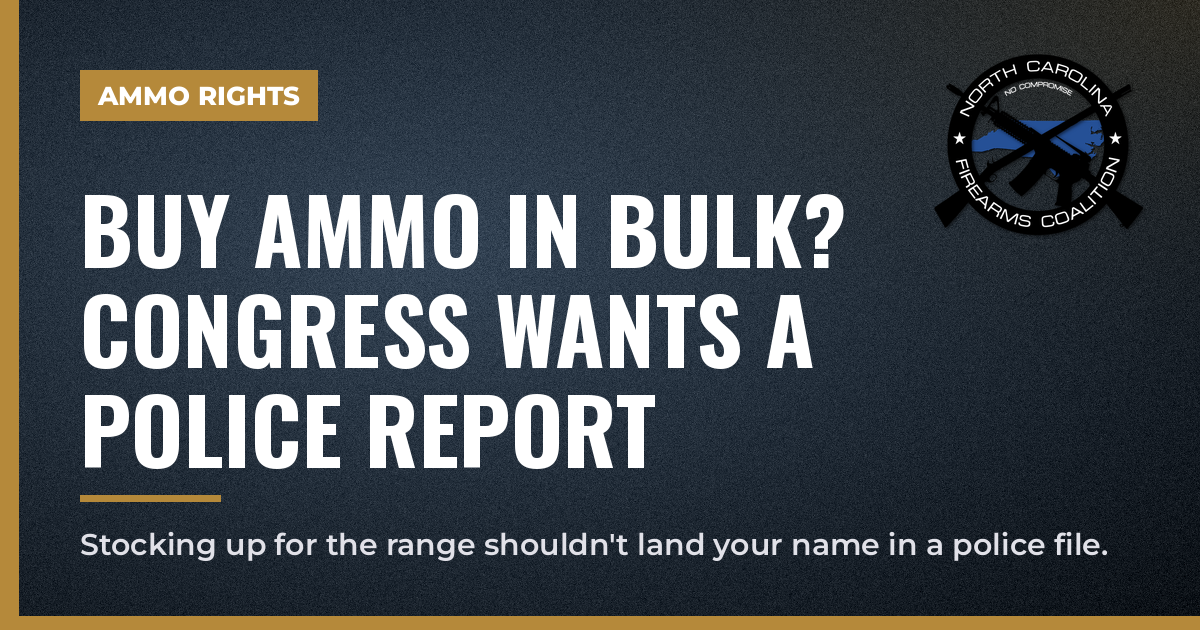 Buy Ammo in Bulk? Congress Wants a Police Report